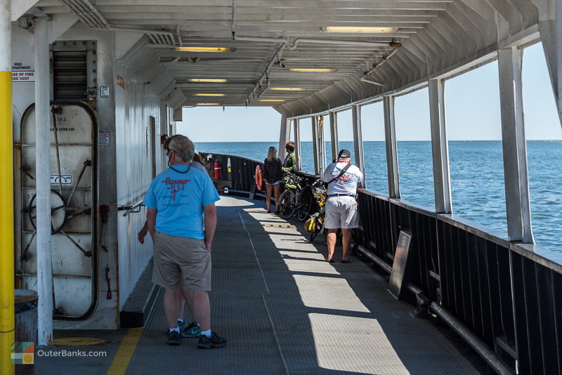 Passengers on the Hatteras - Ocracoke Ferry