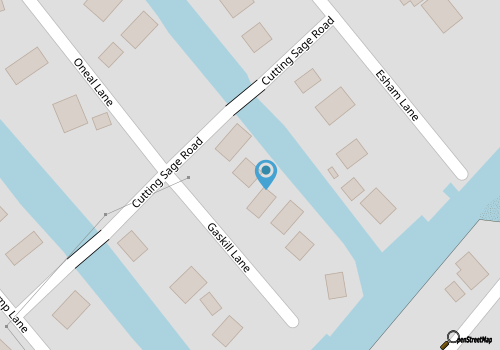 Blind Mullet:  Family friendly, den, decks, deep water private dock. map location