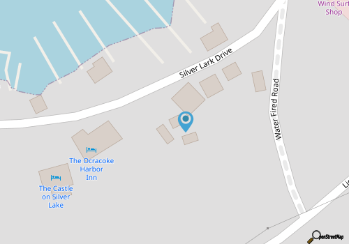 Ocracoke Local 4: Harbor Views | Private Boat Slip | King Bed map location