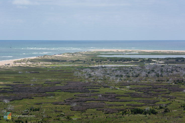 View of Cape Point from Cape Hatteras Lighthouse