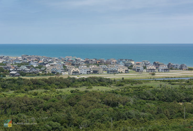 View of Buxton from Cape Hatteras Lighthouse