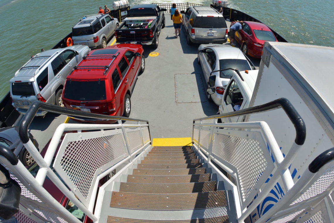 Cedar Island Ferry gets underway