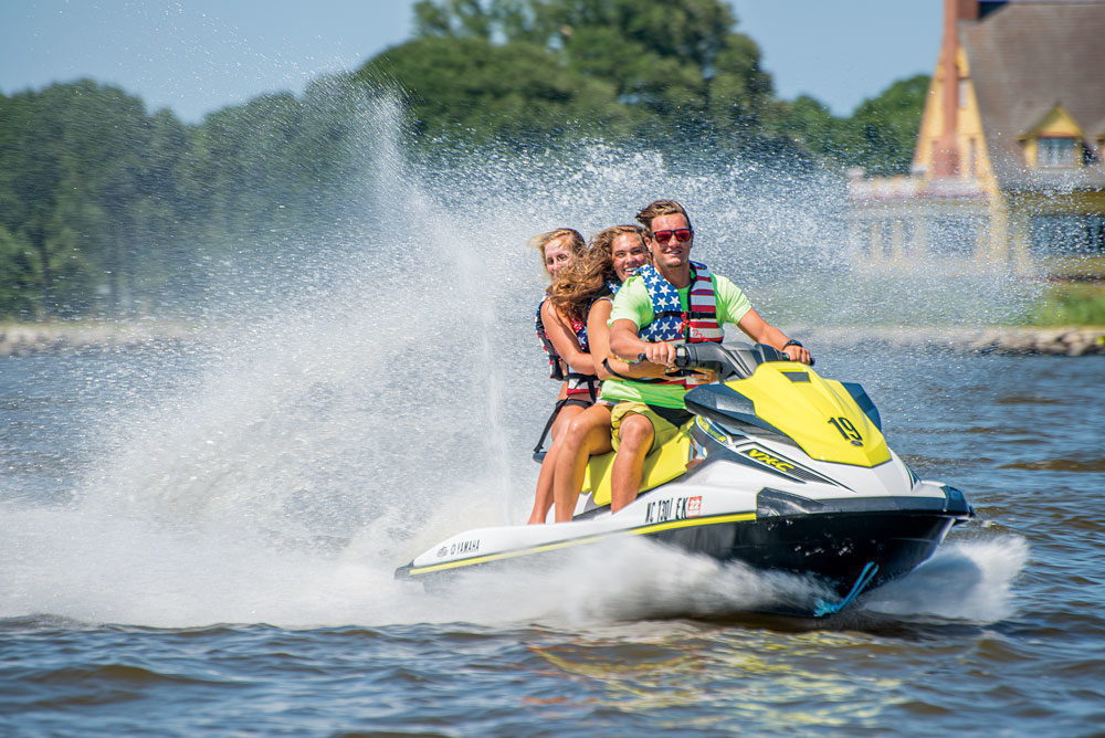 North Beach Watersports family jet ski ride