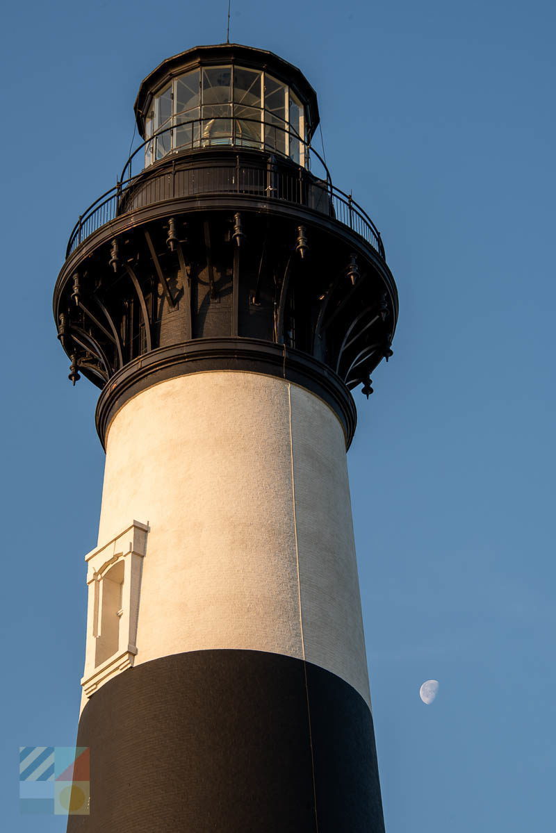 Bodie Island Light and the Moon