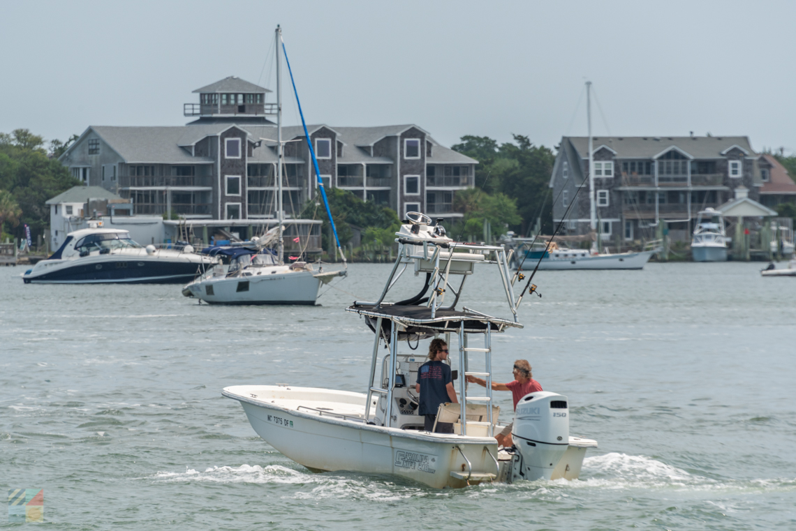 Fishing boat Ocracoke inlet