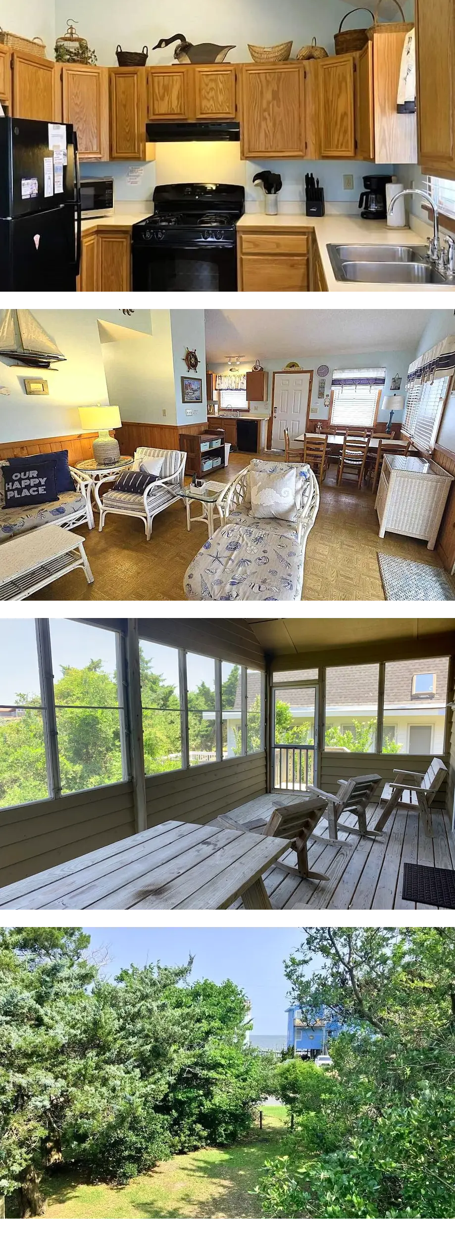 Pilot House:  Relax on the screened porc...