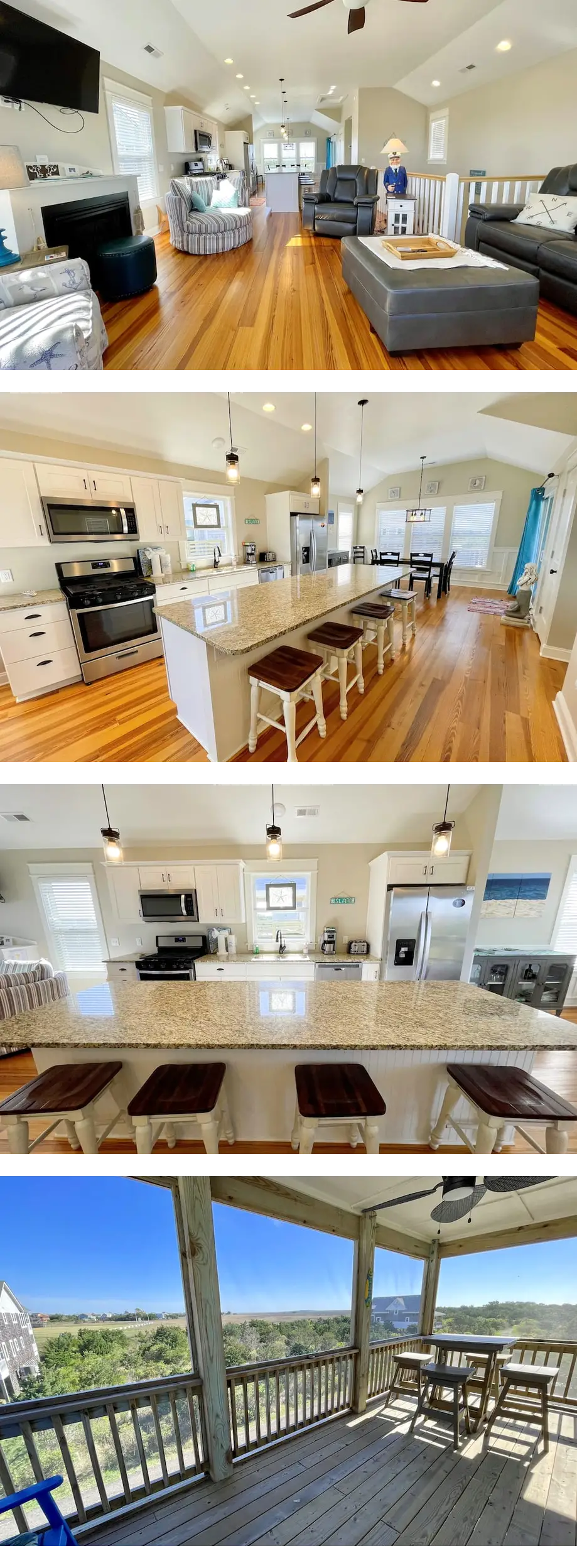 Conched Out:  Close to Ocracoke's beaches, screened porch, deck views